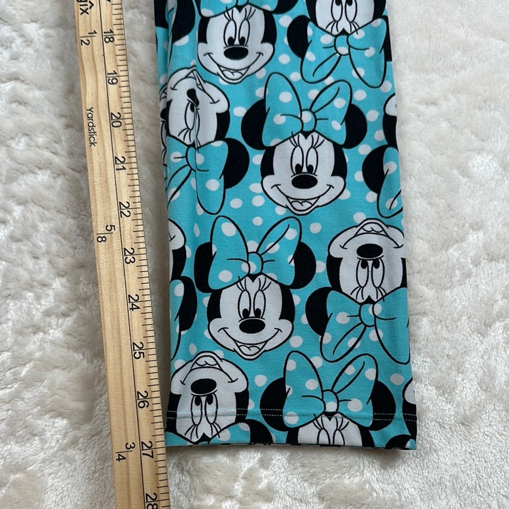 Disney Blue and Black Minnie Mouse Leggings - Picture 4 of 5